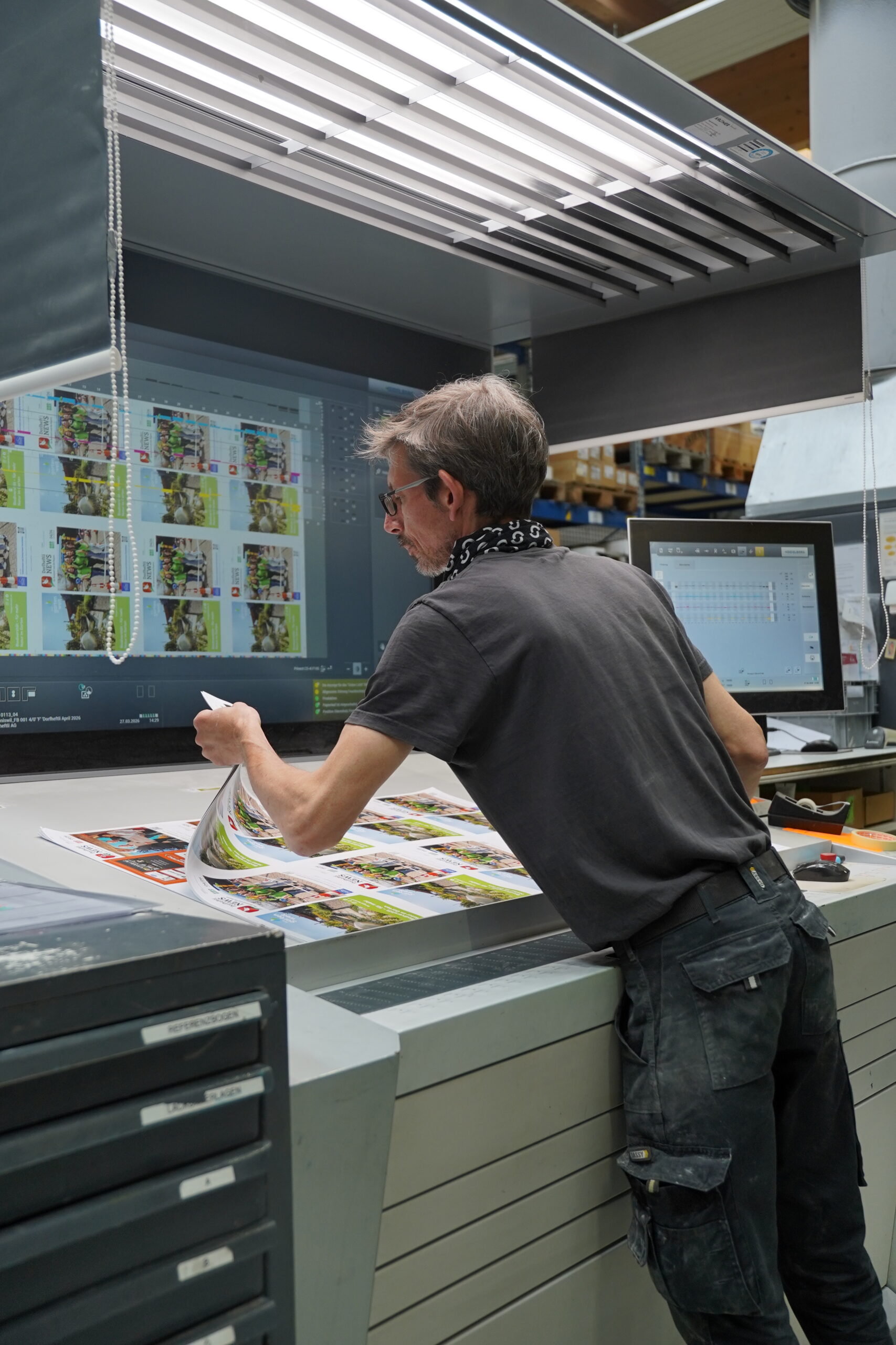 Kromer Print AG im Dorfheftli: Tradition, Innovation und Nachhaltigkeit unter einem Dach - Kromer Print AG